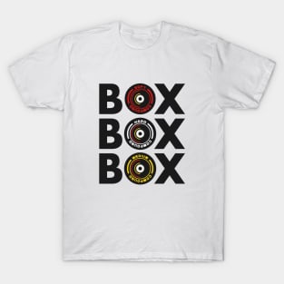 Box Box Box Infographic F1 Tyre Compound Design T-Shirt